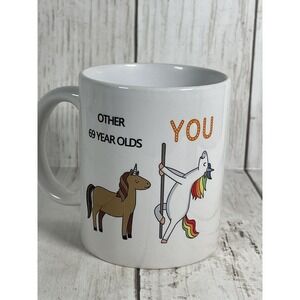 Funny Love Mug Valentines Day Birthday Gift For Him or Her - 69 Unicorns